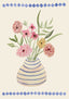 Aquarelle florale - Vase