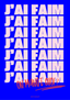 J'ai faim