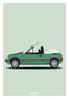 Peugeot 106 convertible - Green