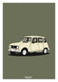 Renault 4L - Blanc